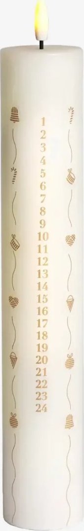 Dekoracja świąteczna Sirius Sille Calendercandle Ø4,8xH28,9cm, Special Edition 2024