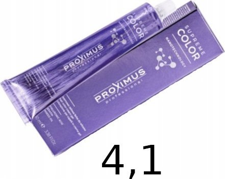 Proximus PROXIMUS Farba do włosów SUPREME COLOR NANOTECHNOLOGY - 4,1 1