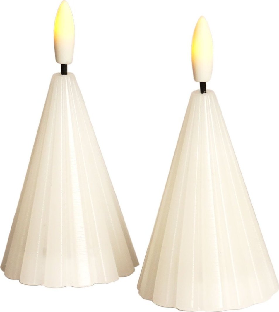 Sirius Sirius Laura Tree, 2 pcs. Ø5,7x8cm, white