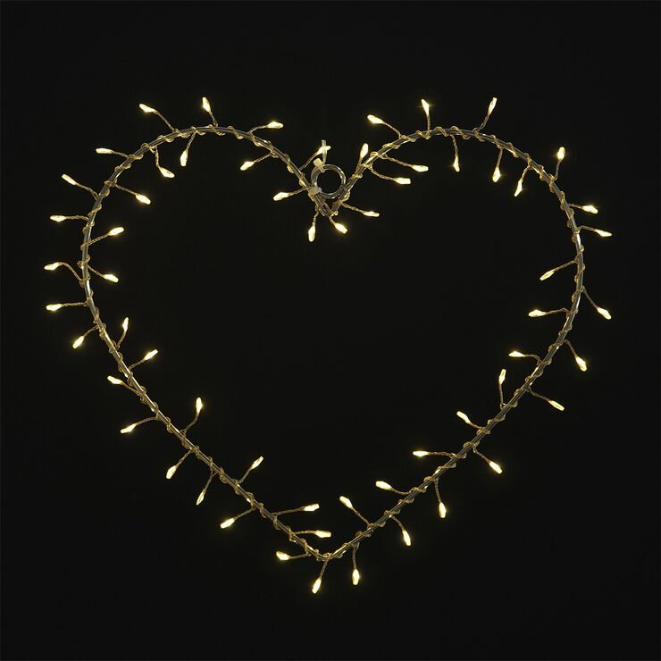 Dekoracja świąteczna Sirius Sirius Liva Cluster heart, 60LED
