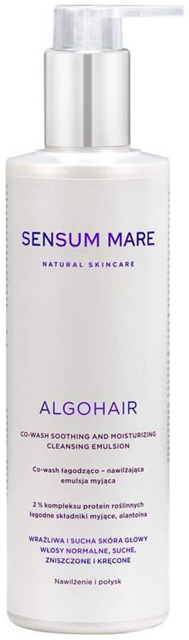Sensum Mare SENSUM MARE, emulsja myjąca ALGOHAIR CO-WASH SOOTHING AND MOISTURIZING CLEANSING EMULSION 1
