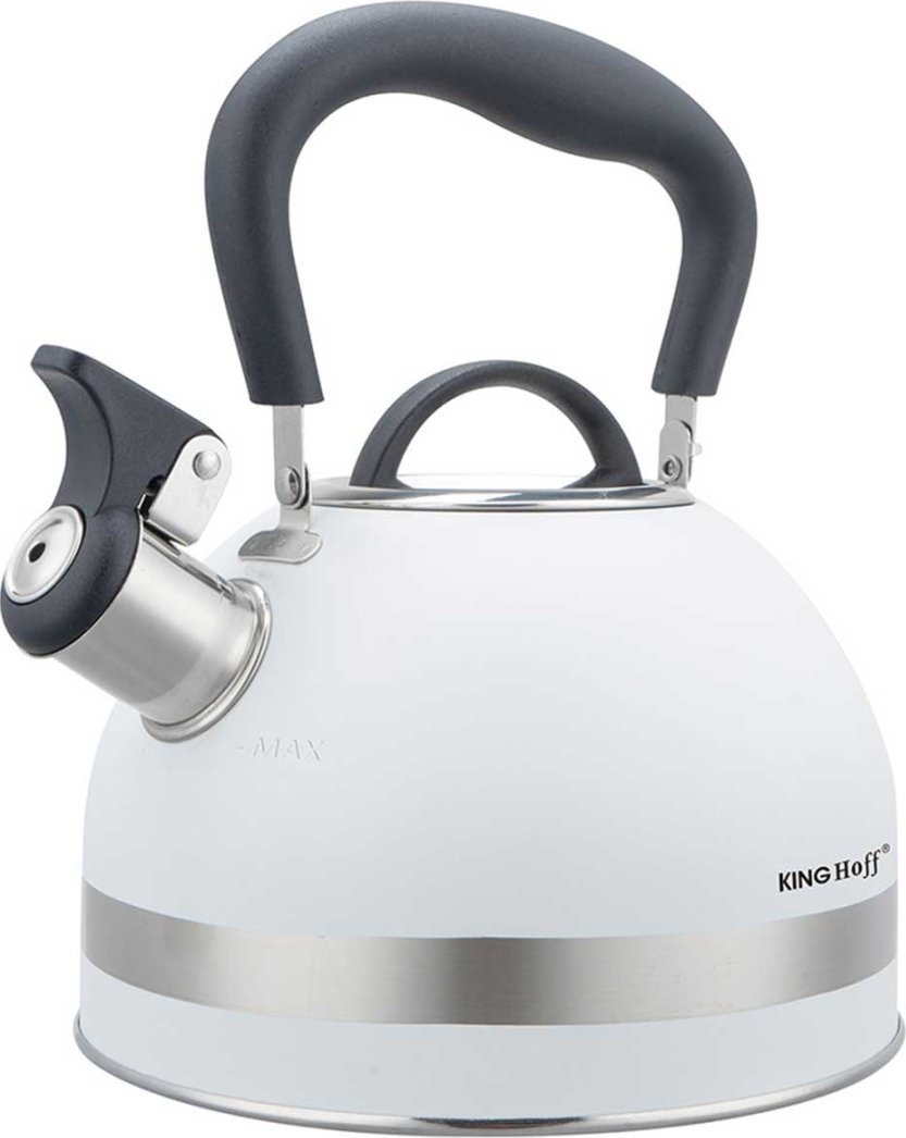 KingHoff CZAJNIK 1,8L Z GWIZDKIEM KINGHOFF KH-1852 bBIAŁY 1