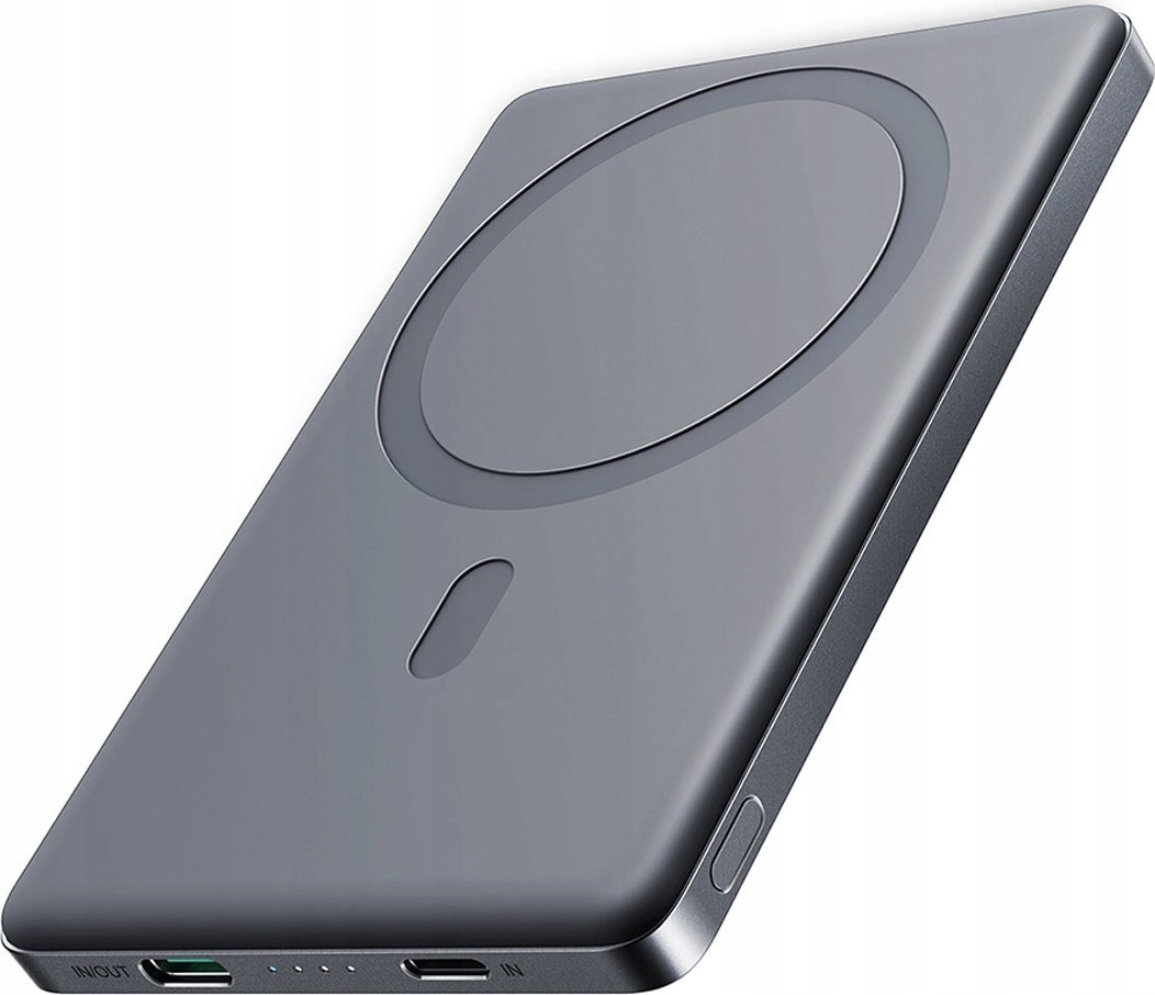 Joyroom Powerbank Joyroom JR-PBM08 5000mAh 20W z ładowaniem indukcyjnym - szary 1