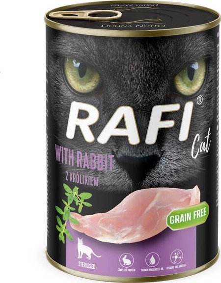 Dolina Noteci Rafi Cat Adult Sterilised królik 400g 1