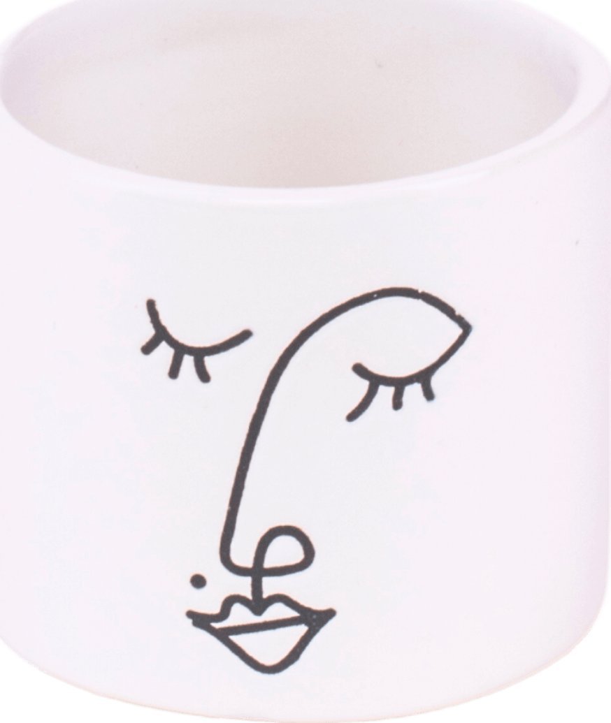 Direct Home and Garden Osłonka ceramiczna FACE mini 1