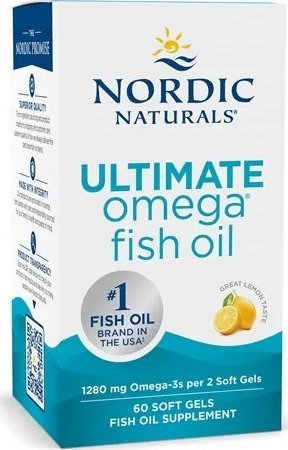 Nordic naturals Nordic Naturals - Ultimate Omega, 1280mg, Cytryna, 60 kapsułek miękkich 1