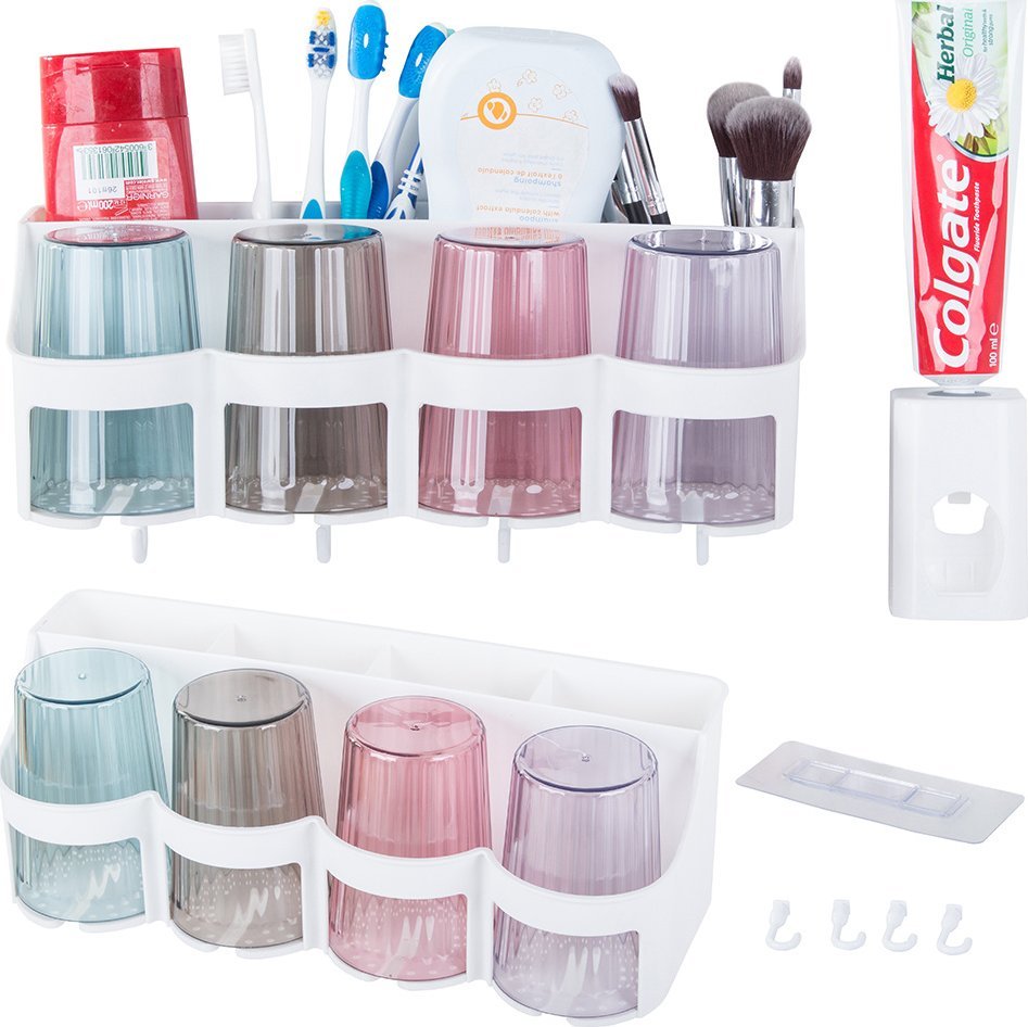 Verk Organizer na szczoteczki kubki dozownik do pasty Organizer na szczoteczki kubki dozownik do pasty