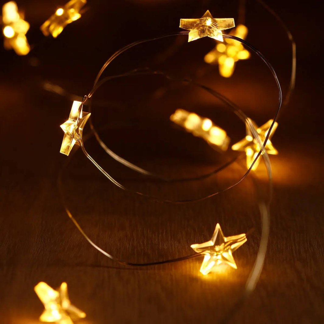 Lampki choinkowe Fééric Lights and Christmas Girlanda świetlna śnieżynki, 60 LED 1
