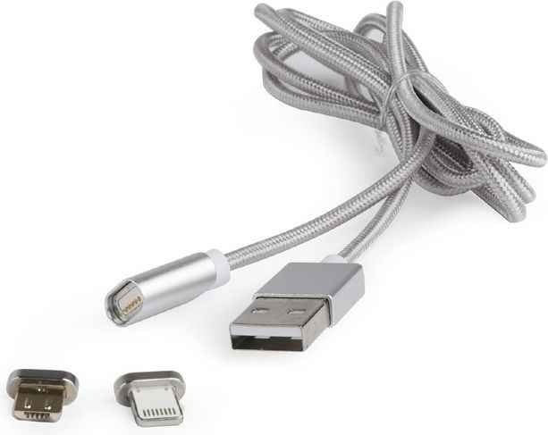 Kabel USB Gembird USB-microUSB/Lightning, 1m (CC-USB2-AMLM3-1M) 1