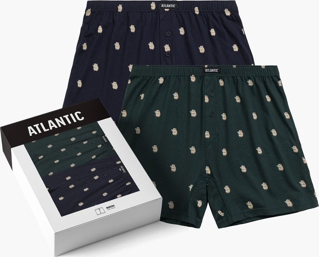 Atlantic BOKSERKI ATLANTIC 2MBH-003 JZ24 (kolor granat-szmaragd, rozmiar XXL) 1