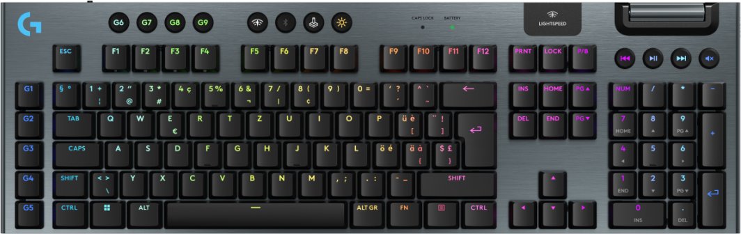 Klawiatura Logitech G915 X Lightspeed GL Tactile (920-012673) 1
