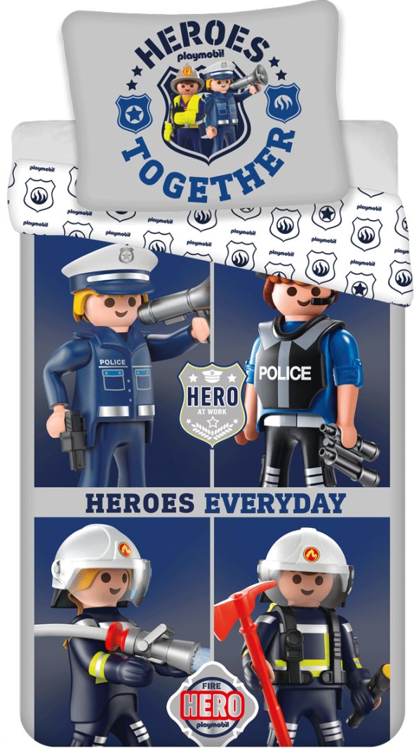 Jerry Fabrics Pościel licencyjna Playmobil 140x200 Jerry Fabrics 1