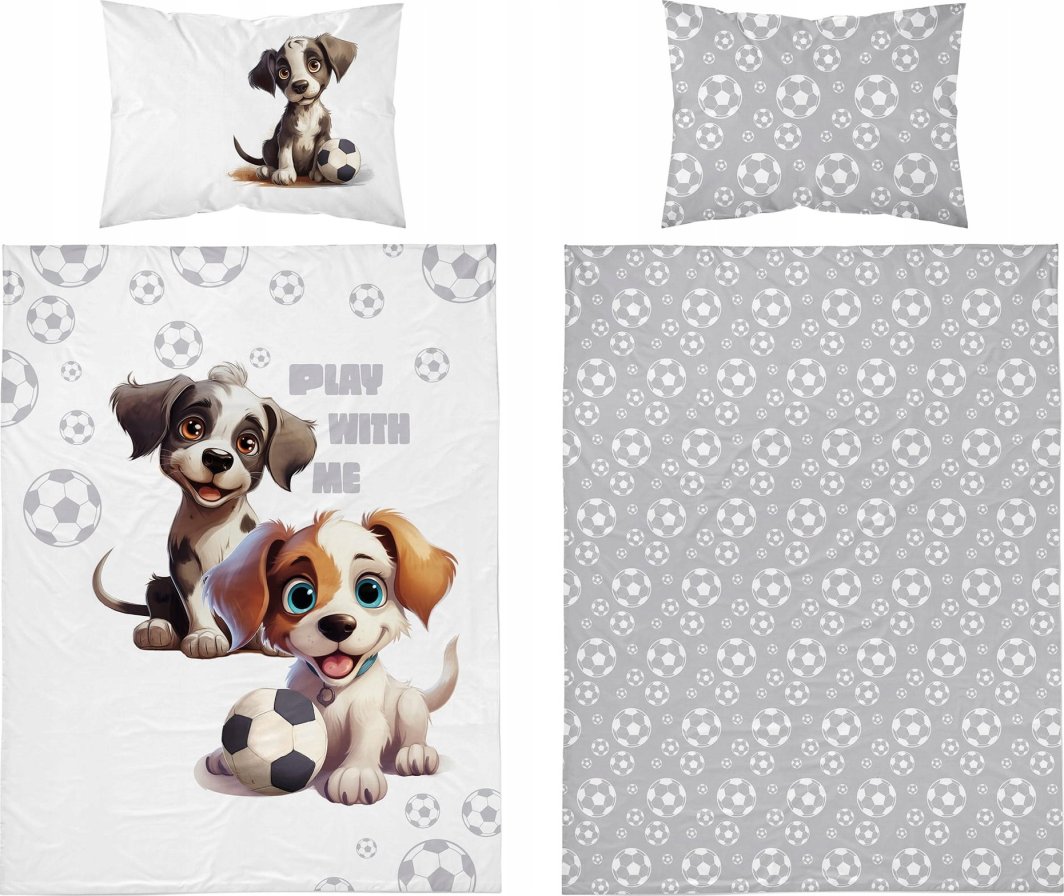 Detexpol  Pościel do łóżeczka Mali Piłkarze 100x135 Detexpol 1