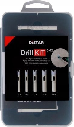 Wiertło Distar Zestaw wierteł diamentowych Distar DrillKIT 6-12 1