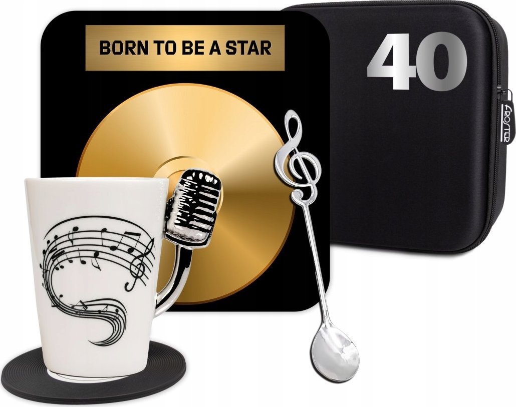 Froster Zestaw Prezentowy dla Muzyka - Mikrofon - prezent dla 40 latka - dla DJ-a 1