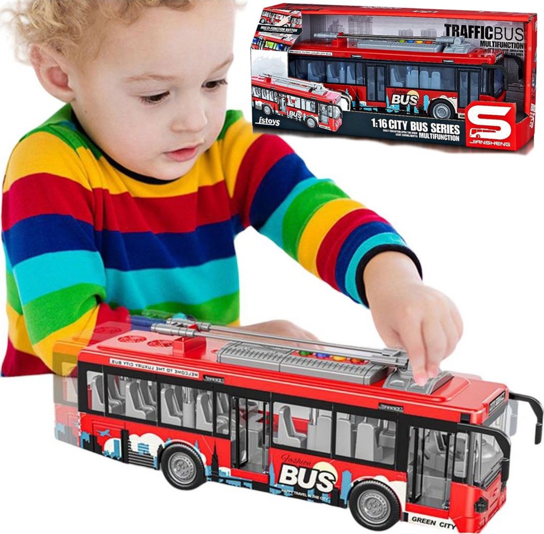 Sferazabawek AUTOBUS MIEJSKI TROLEJBUS OTWIERANE DRZWI DŹWIĘKI ŚWIATŁA ...