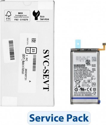 Bateria Samsung ServicePack Bateria EB-BG973ABU do S10 G973 GH82-18826A 1