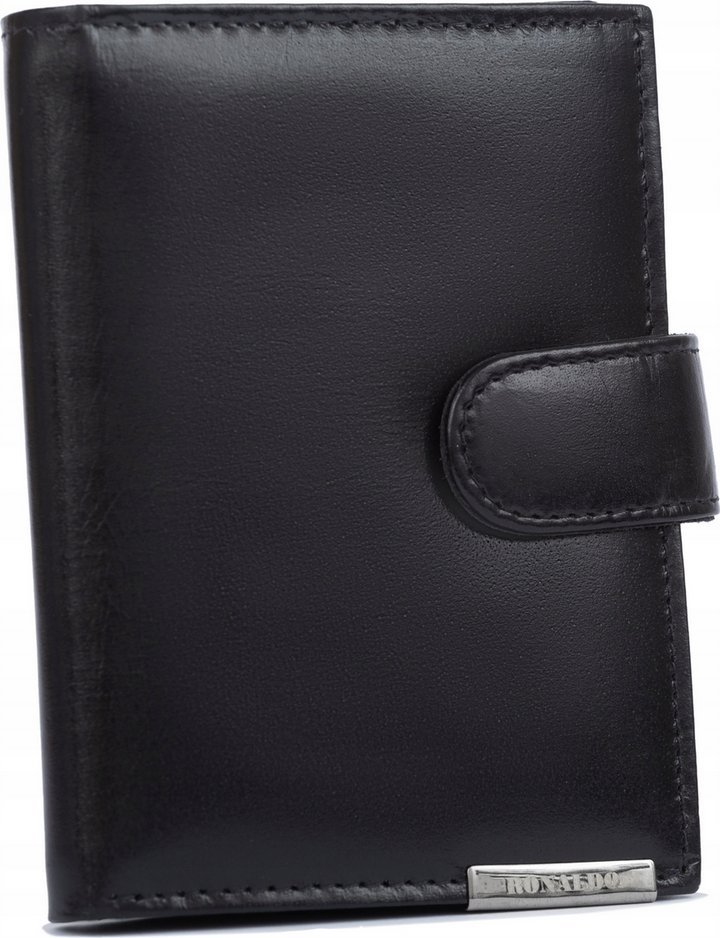 Ronaldo Duży, skórzany portfel męski w orientacji pionowej - Ronaldo NoSize 1