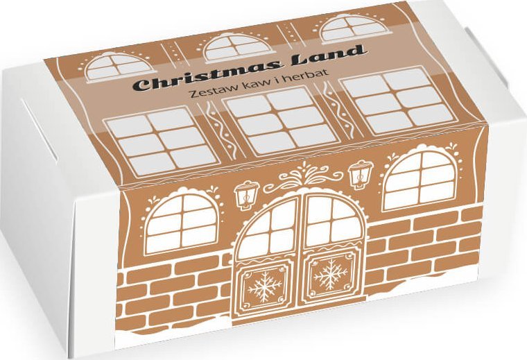 Cup&You Duży zestaw kaw smakowych i herbat Christmas Land - pomysł na prezent upominek na święta mikołaja gwiazdkę wigilię Boże Narodzenie pod choinkę 1