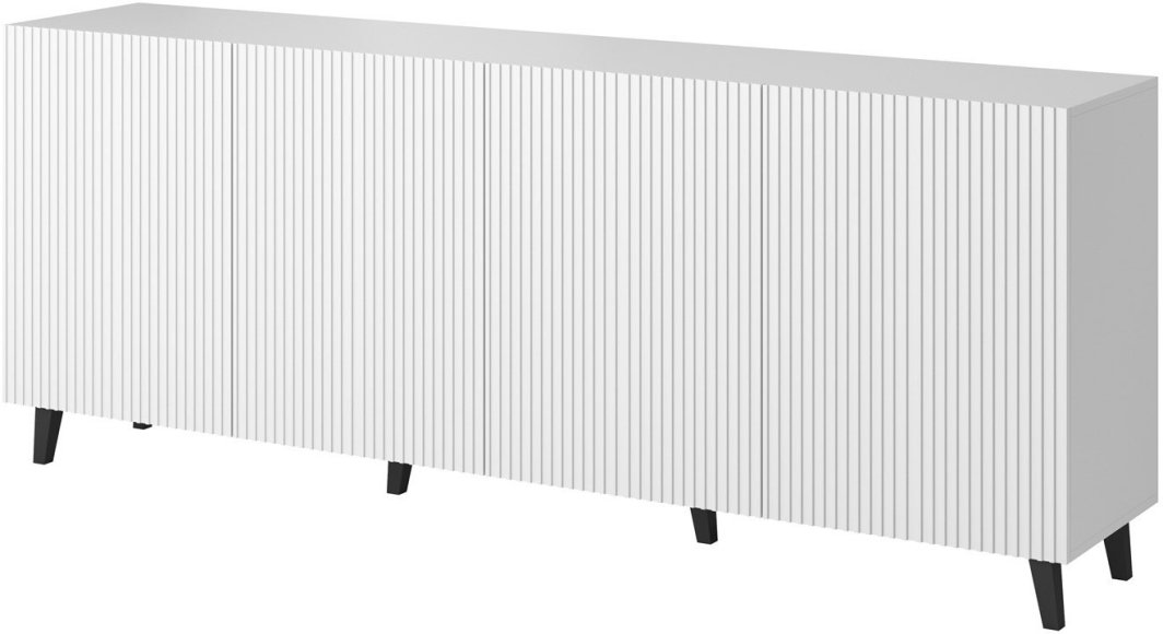 Cama Meble ML Komoda PAFOS 200x40x82 biały mat 1