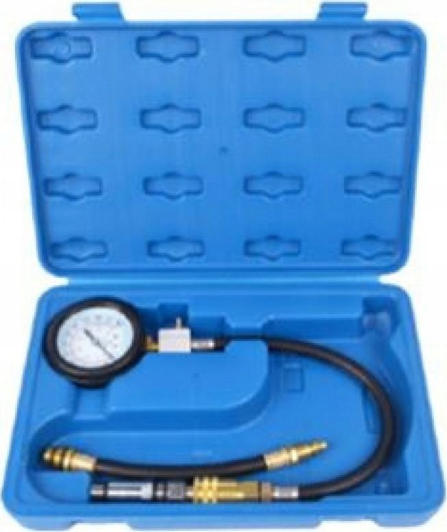 Rockforce merač kompresie na benzínový motor 0–21 bar, sada 4 diely FS-15670