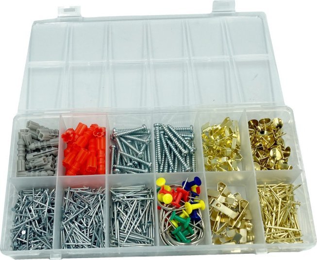 Isma Zestaw elementów łączeń (śruby, kołki i tp.) 700 szt 1