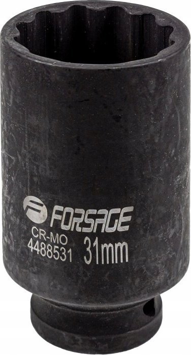Detail produktu Forsage nárazová hlboká hlavica 1/2" 31 mm, 12-kantná FS-54929
