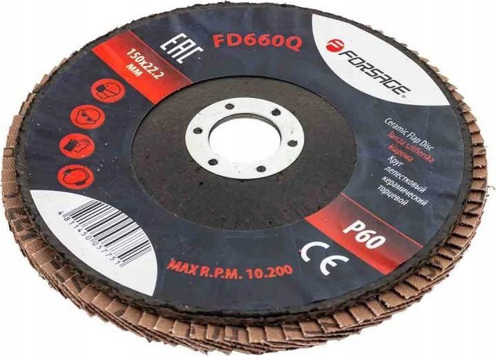 Forsage Tarcza szlifierska listkowa lamelkowa 150x22.2mm P60