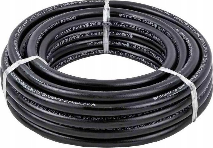 Forsage Wąż gumowy zbrojony olejoodporny 6.3mm x 10m 1