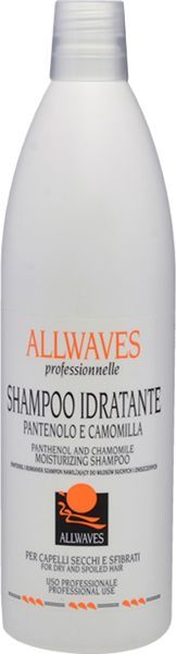 Allwaves Szampon nawilżający pantenol i rumianek 1000ml 1