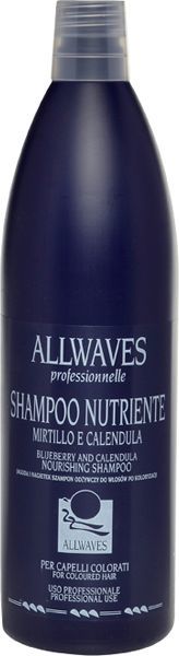Allwaves Szampon odżywczy po koloryzacji jagoda i nagietek 1000ml 1
