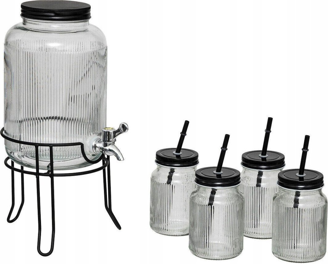 Secret de Gourmet Dozownik do napojów 4 l + 4 szklanki 450 ml 1