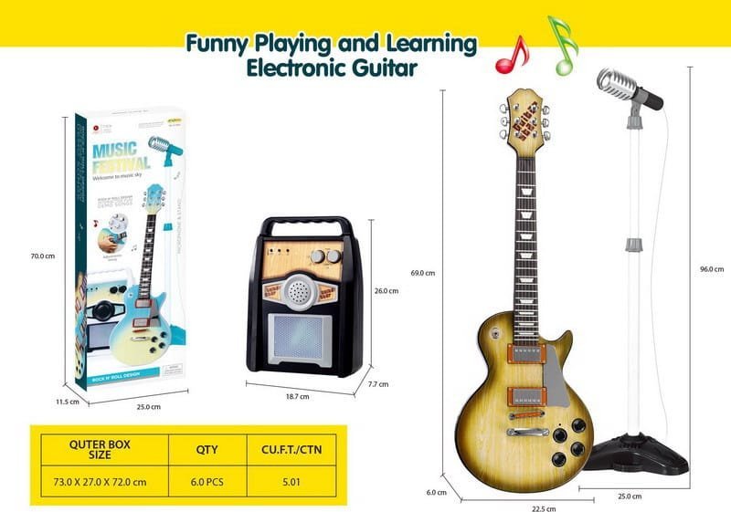 V-Tone Zestaw Gitara + Wzmacniacz Brąz 1