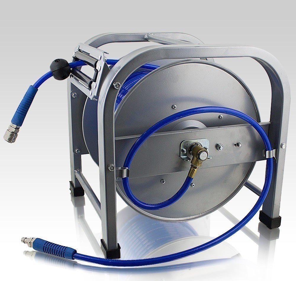 Bituxx Wąż Pneumatyczny Automatycznie zwijany 30m 16BAR Zwijak automat 1