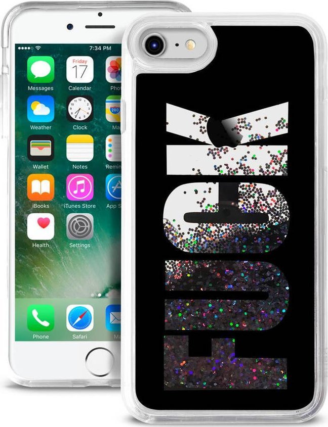 SBS Mobile SBS Etui na tył Aqua Fuck czarne do Apple iPhone 7/8/SE 2020 standard 1