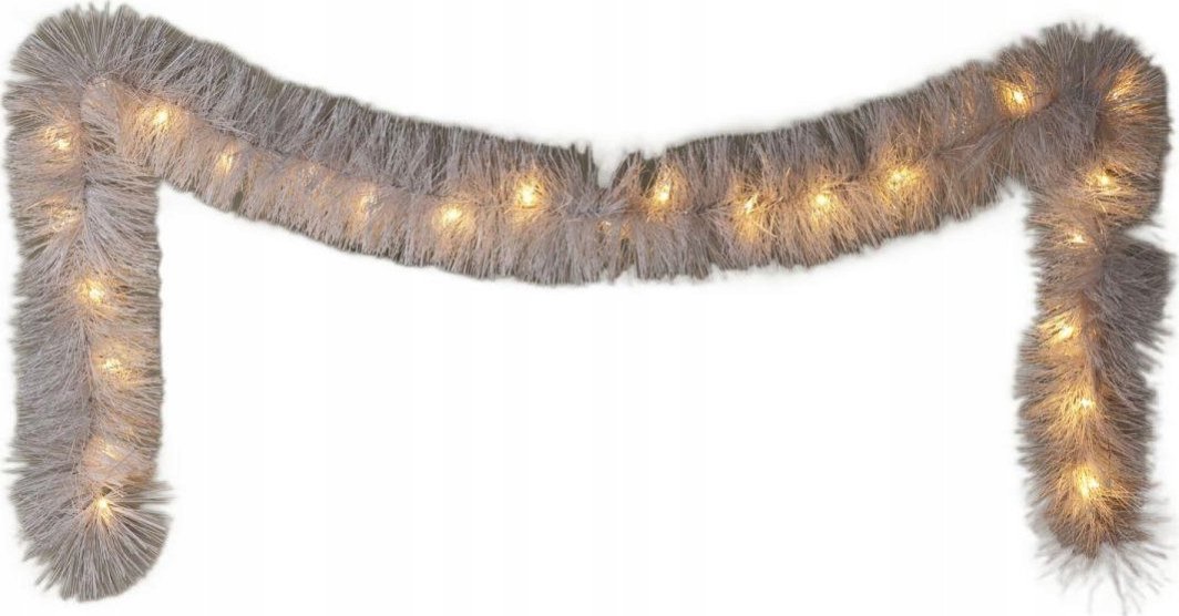 Dekoracja świąteczna Springos Girlanda dekoracyjna 270cm 26led biała 1