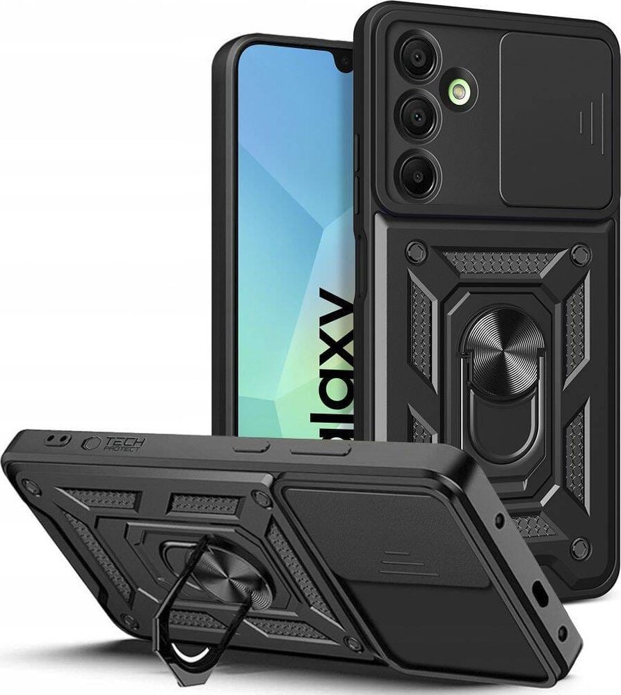 Tech-Protect Etui SAMSUNG GALAXY A16 Tech-Protect Camshield Pro czarne