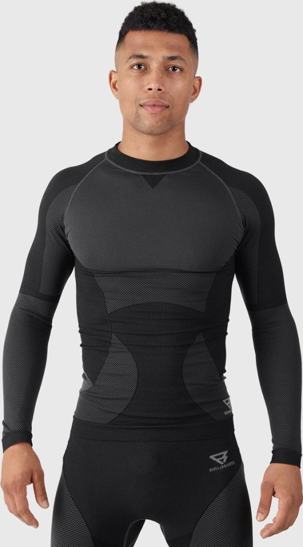 Montane Brunotti Silvretta Vyriški termo marškinėliai, XL, Juoda 1