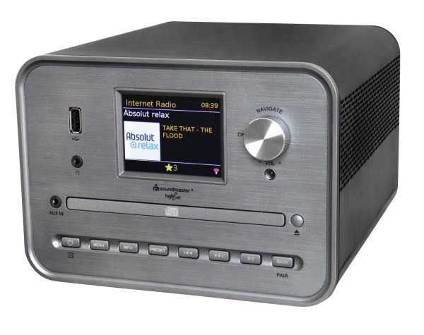Radioodtwarzacz Soundmaster Soundmaster ICD1050SW przenośny system stereo Analogowe i cyfrowe 7 W DAB+, FM Szary Odtwarzacz mp3 1
