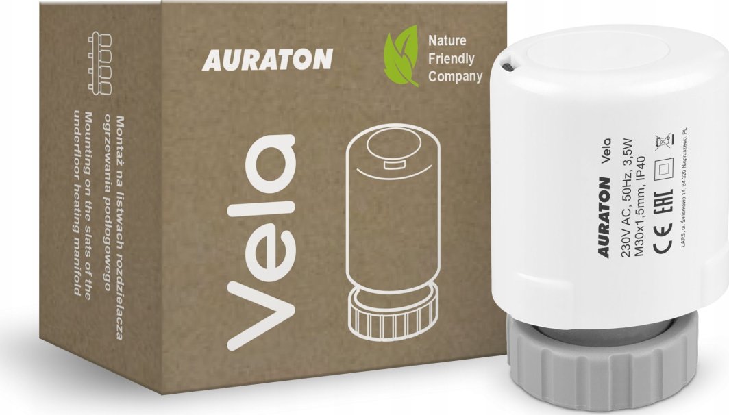 Guzzanti THERMOELECTRIC ACTUATOR AURATON VELA 1