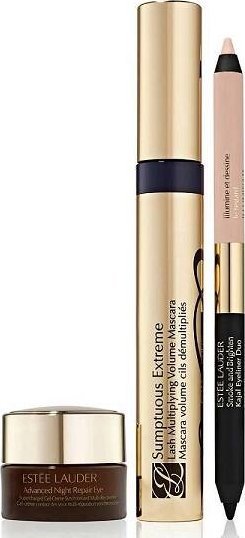 Estee Lauder ESTEE  LAUDER_SET Lash Line Up tusz do rzęs 8ml + kredka do oczu 01 1,2g + krem pod oczy 5ml 1