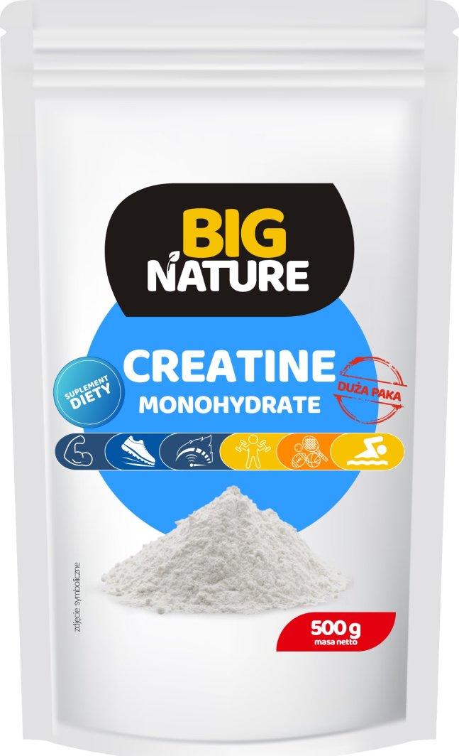 Big Nature Kreatyna Monohydrat 500G Suplement Diety - Big Nature 1