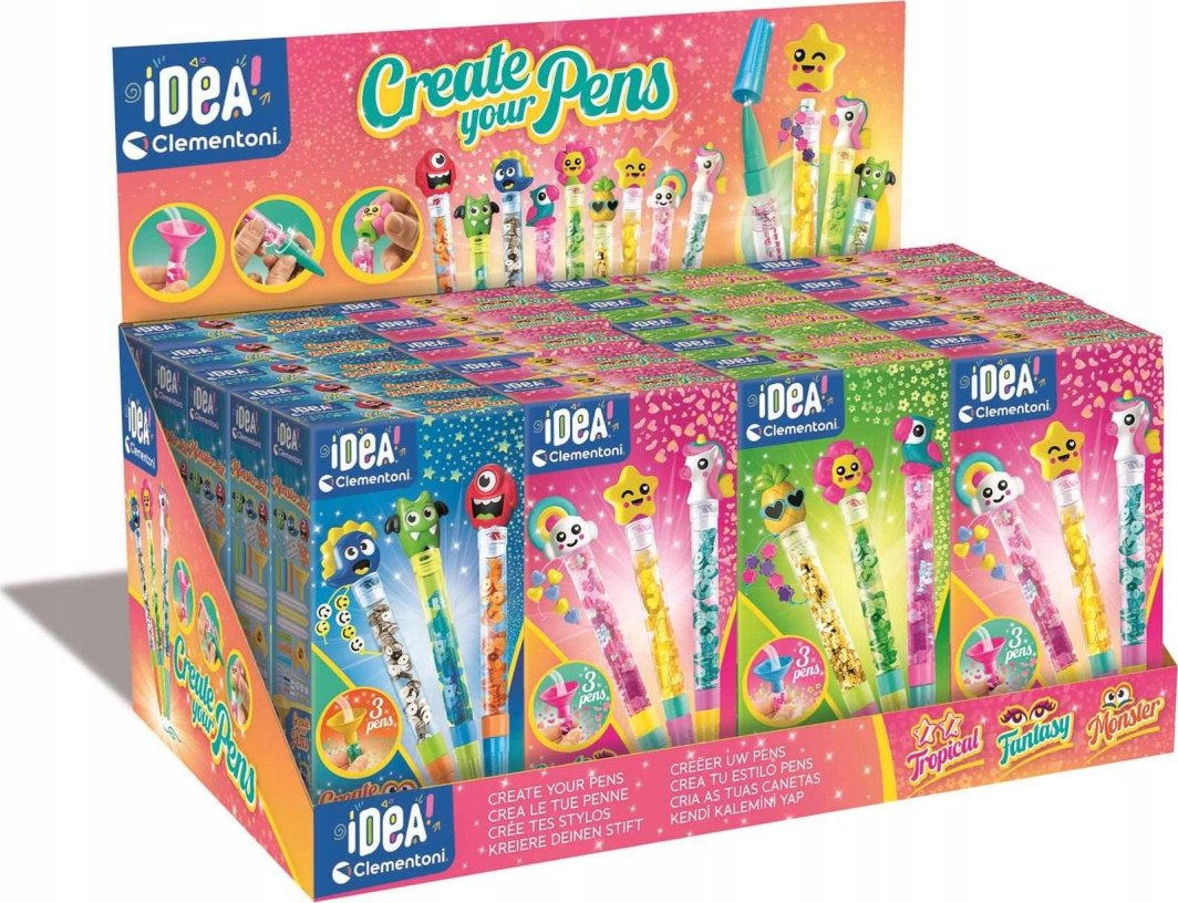 Clementoni CLE IDEA Mini fabryka długopisów 24szt/disp 18836 1
