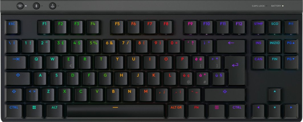 Klawiatura Logitech Logitech G G515 klawiatura Gaming USB + RF Wireless + Bluetooth QWERTY Włoski Czarny 1