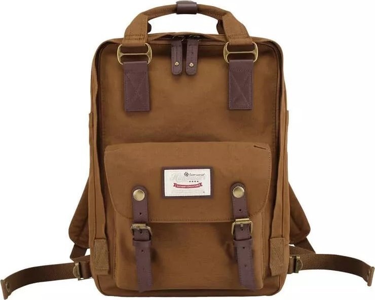 Himawari Plecak na laptopa 14'' 16L Brązowy 1