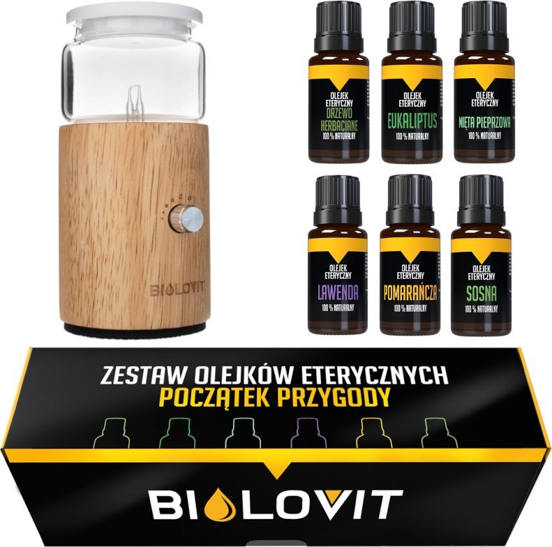 Bilovit Zestaw Nebulizator + zestaw olejków eterycznych "Początek przy 1