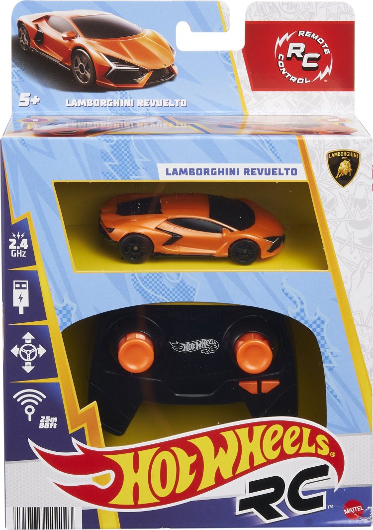 ホットウィール RC LAMBORGHINI REVUELTO Mattel „Hot Wheels“ RC automodelis „Lamborhini Revuelto