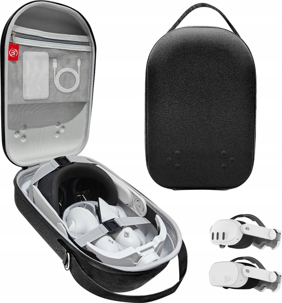 Futerał Etui Walizka na Gogle Okulary VR Oculus Meta Quest 3 3S Pasek Elite / JYS-MQ020 1