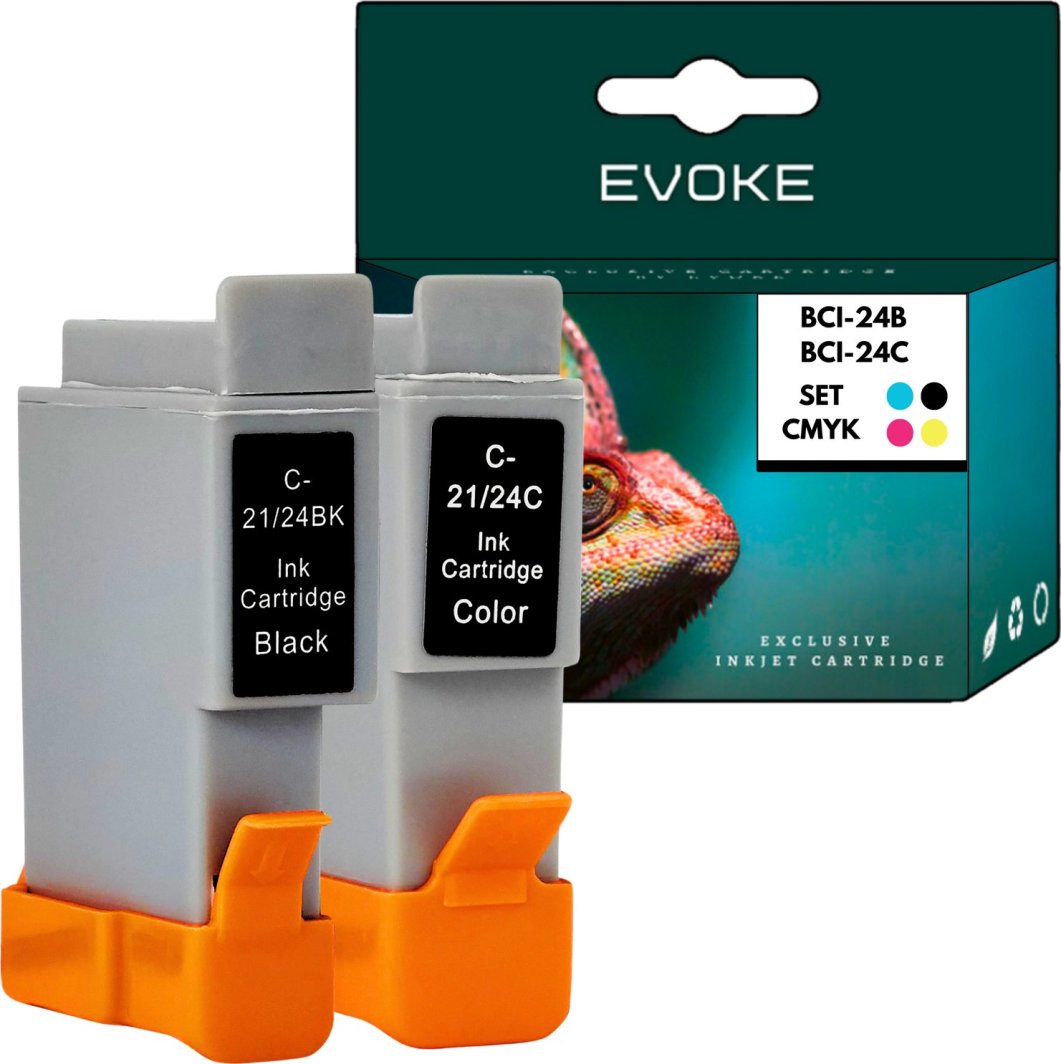 2x Tusz do drukarki Canon 24 XL | zestaw czarny + kolor | BCI24 1
