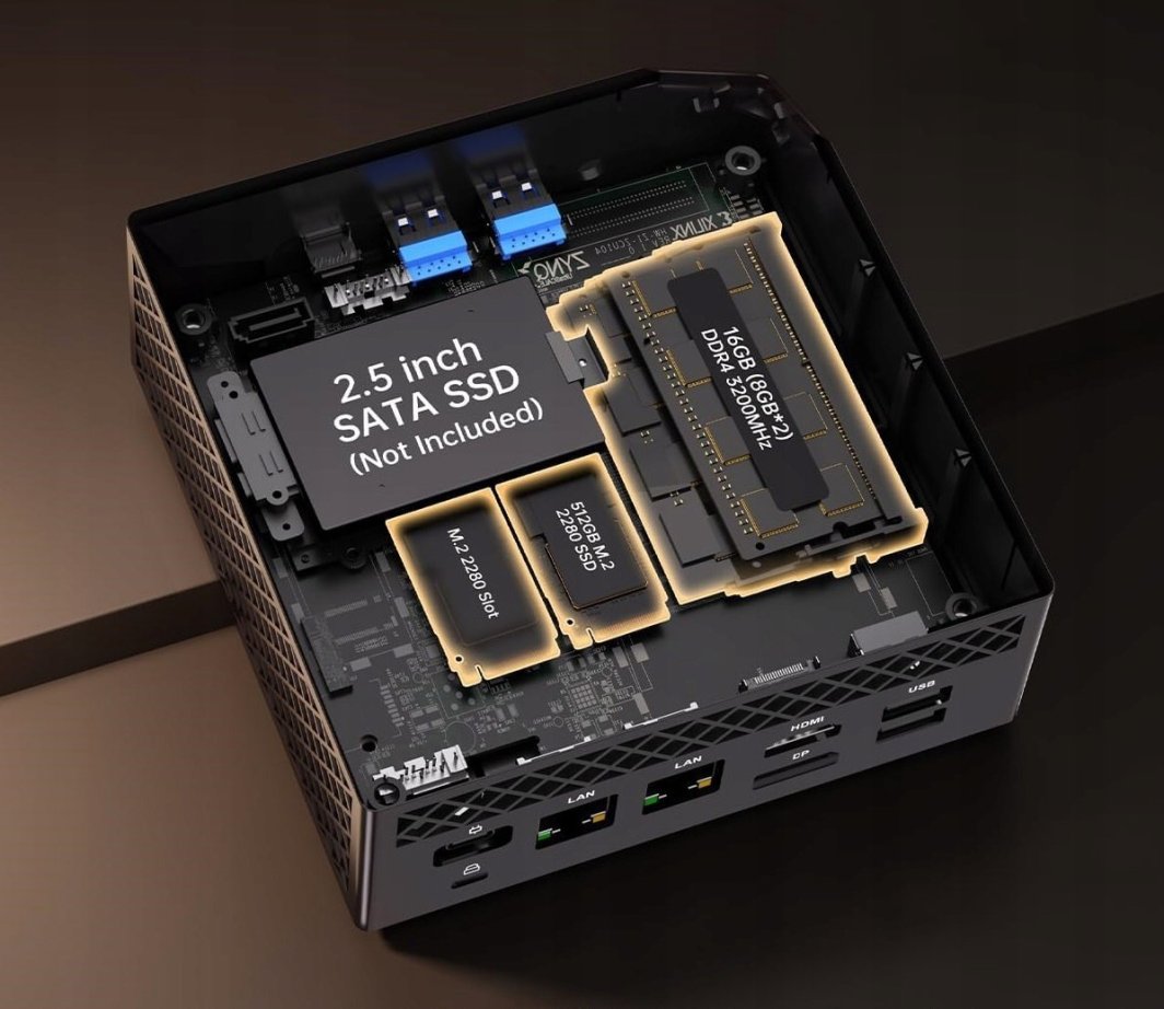 ま*中様 NiPoGi AM06PRO AMD Ryzen 7 5800U ID NiPoGi AM06 PRO Mini PC, АMD Ryzen 7 5800U (8C/16T, do 4,4